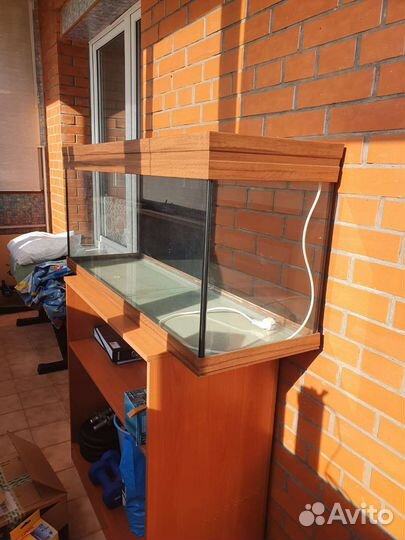 Аквариум с тумбой(разобрана) 240 литров