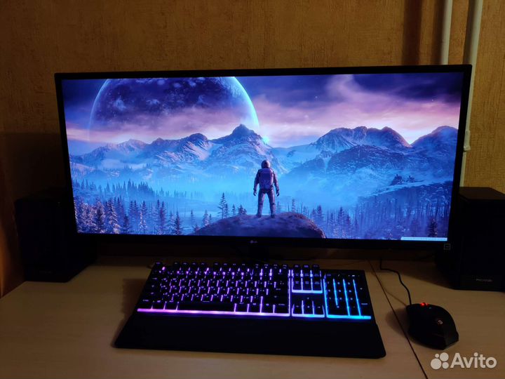 Большой игровой монитор LG 34 дюйма IPS