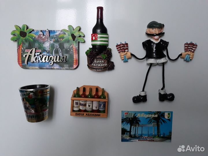 Набор магнитов Абхазия. цена за всё