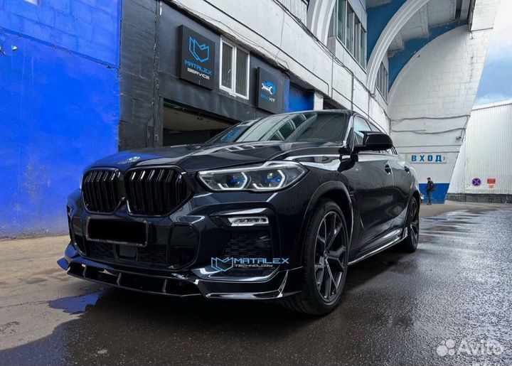 Сет BMW X6 G06 M performance черный глянец