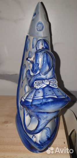 Штоф фарфоровый Мышь с сыром СССР