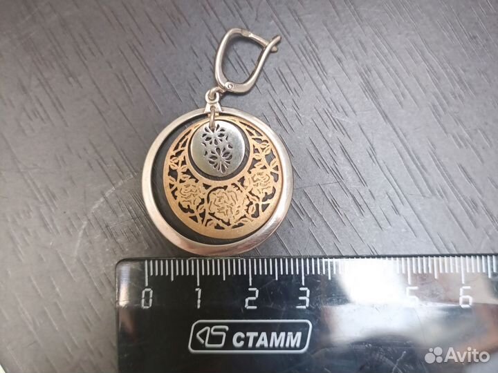 Серебряные серьги