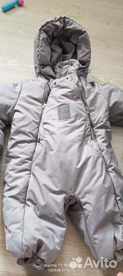 Комбинзон- трансформер осень-зима, рост 62-74