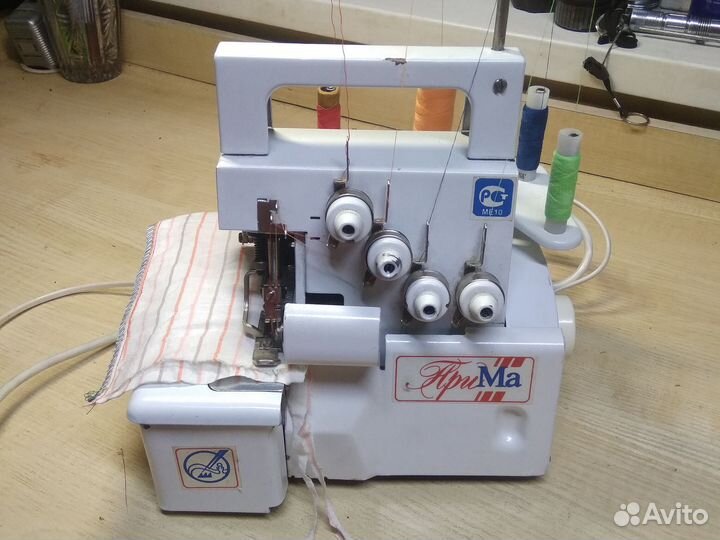 Оверлок 3-х, 4-х ниточный прима