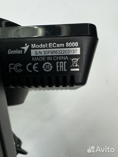 Веб-камера Genius ECam 8000, черный