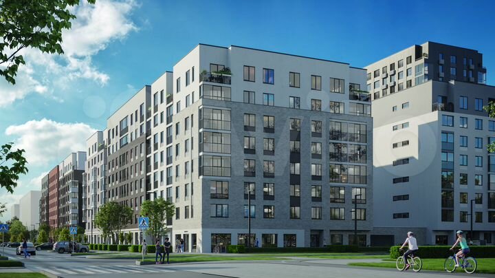 2-к. квартира, 55,5 м², 5/16 эт.