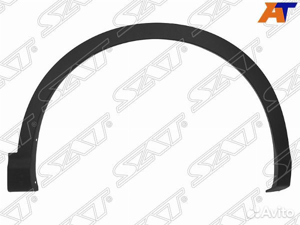 Молдинг арки крыла nissan qashqai 14-22 RH передни