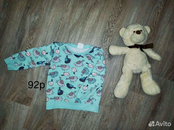 Пакет одежды на девочку 80 86 92