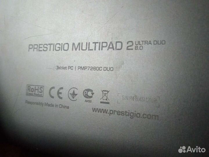 Планшет Prestigio 8