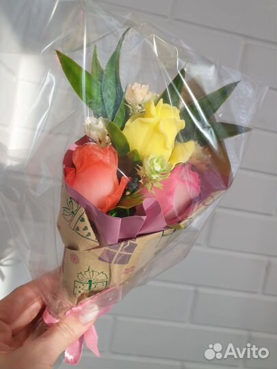 Букет из мыла