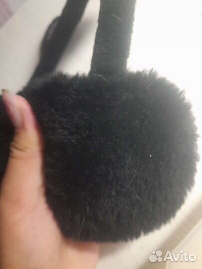 Меховые наушники