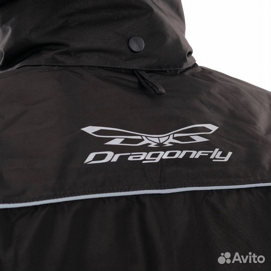 Куртка - дождевик DragonFly EVO black мембранная 2