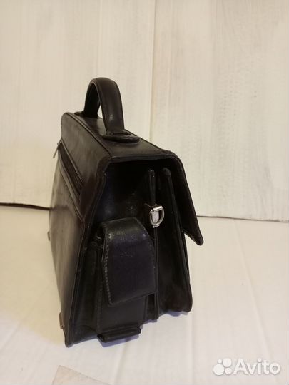 Кожаная барсетка