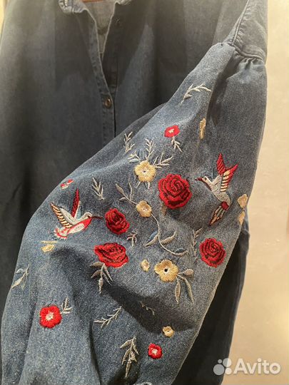 Платье джинсовое