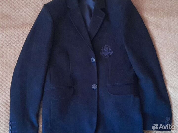 Пиджак школьный для мальчика 140