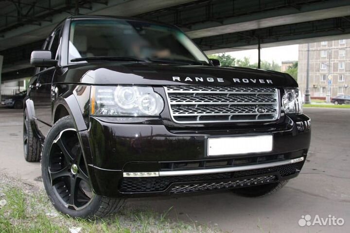 Накладка на передний бампер Land Rover Rang Rover