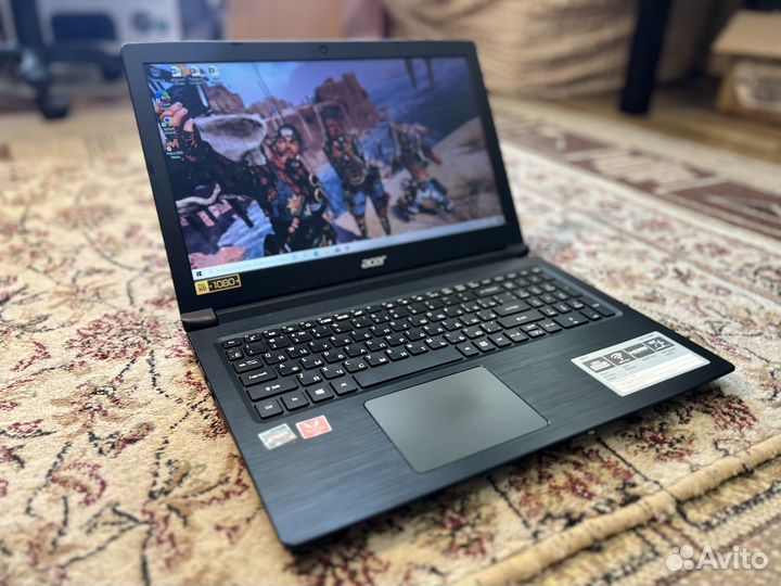 Игровой Ноутбук Acer Ryzen 5-3500u/8гб/Vega 8 2гб