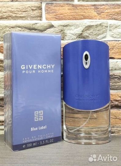 Givenchy Pour Homme Blue Label 100мл оригинал