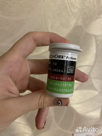 Тест полоски Accu Chek Performa