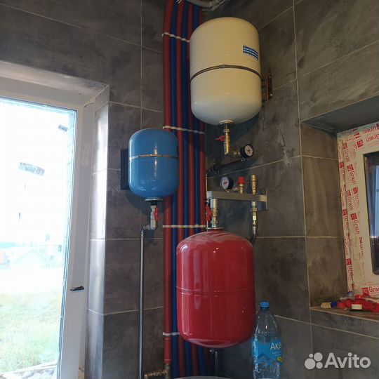 Монтаж систем отопления и водоснабжения