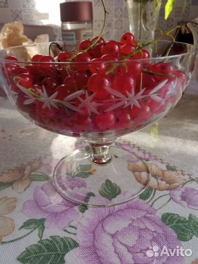 Ваза для фруктов на ножке СССР