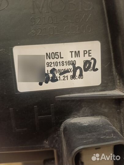 Santa fe 4 фара левая