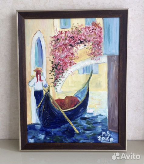 Картина маслом на холсте пейзаж