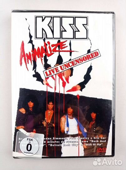 DVD концерты Kiss, кино, музыка Рок