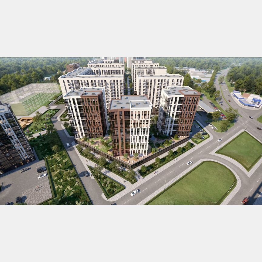 3-к. квартира, 97,2 м², 12/13 эт.