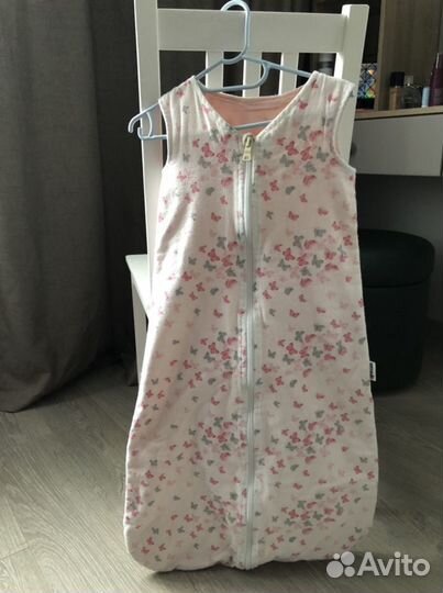 Фланелевый спальный мешок для малыша