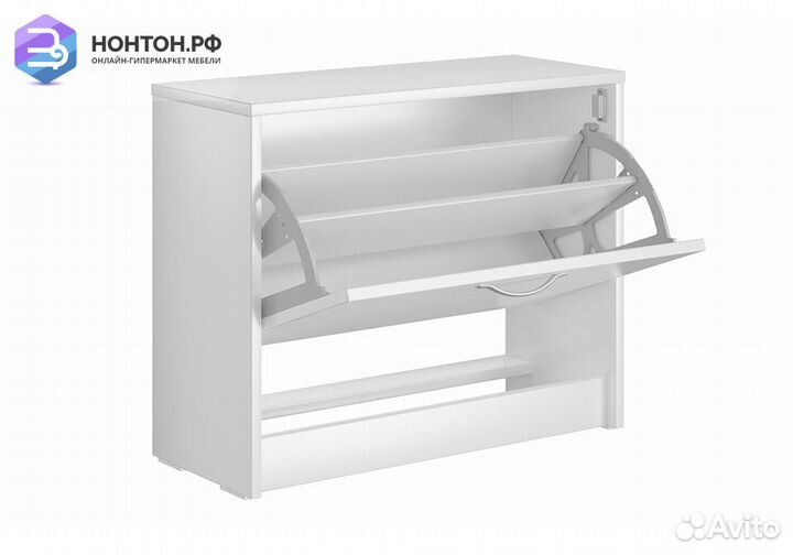 Тумба для обуви Орион 1 ячейка белая