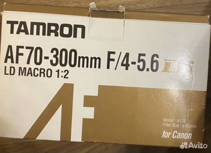 Объектив tamron для canon