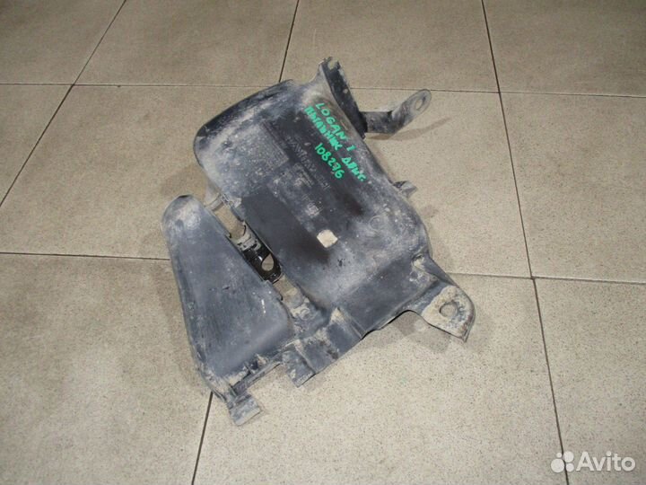 Пыльник двигателя боковой правый Renault Logan 1