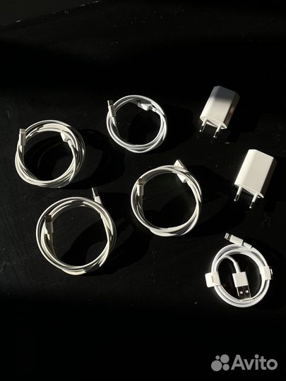 Зарядное Apple 5w и кабель lightning usb