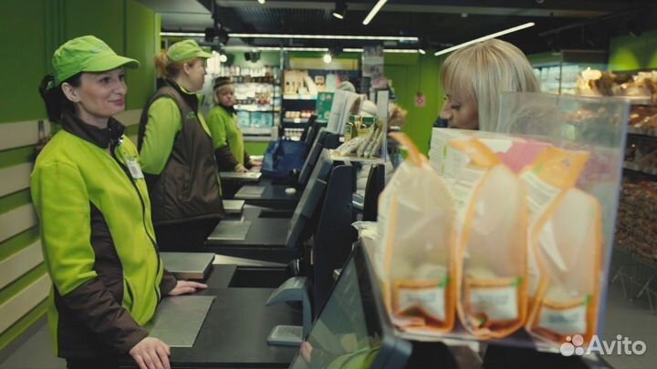 Кассир в магазин продуктов