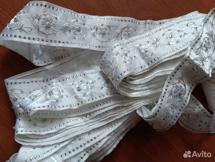 Тесьма с блёстками, Салфетки из СССР хлопок