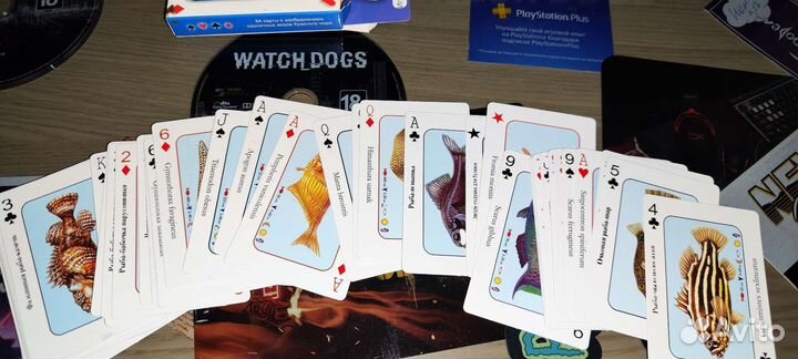 Игральные карты Красное Море Рыбы