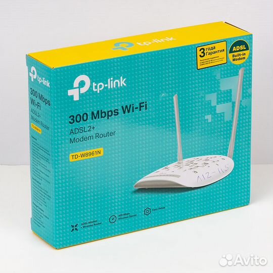 Wi-Fi роутер TP-Link TD-W8961N с модемом