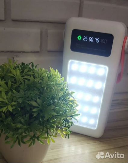 Повербанк 50000 mah на солнечной батарее