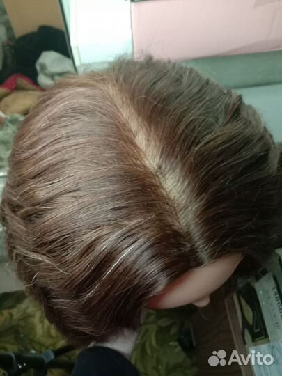 Голова манекен Sibel с натуральными волосами