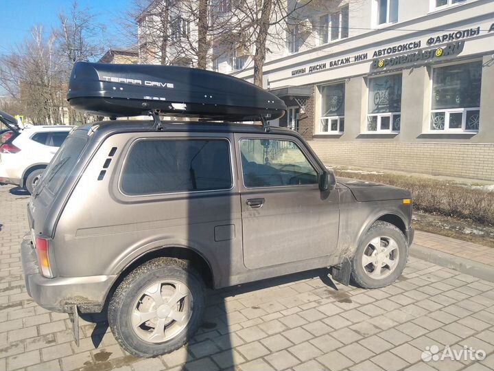 Бокс Terra Drive 480 черный мат. На нива 4х4