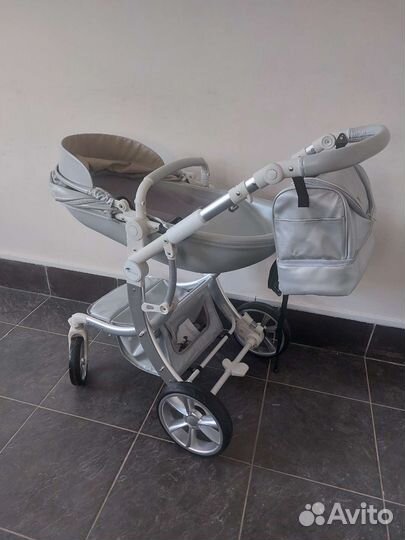 Коляска 2 в 1 экокожа Амели (аналог Текнум)