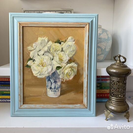 Картина «Летние Розы», холст/ масло