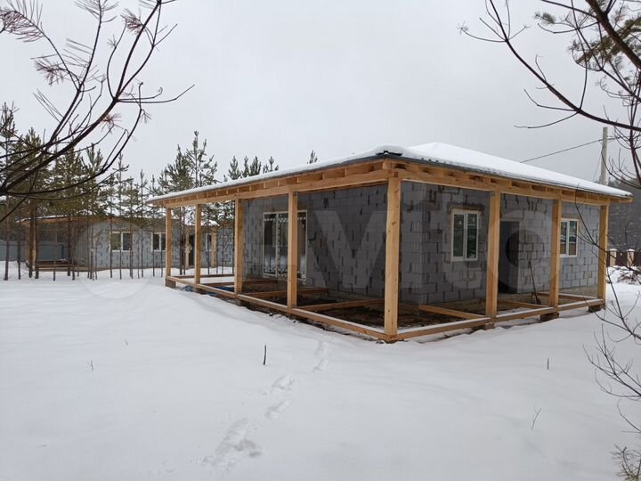 Коттедж 90 м² на участке 12 сот.