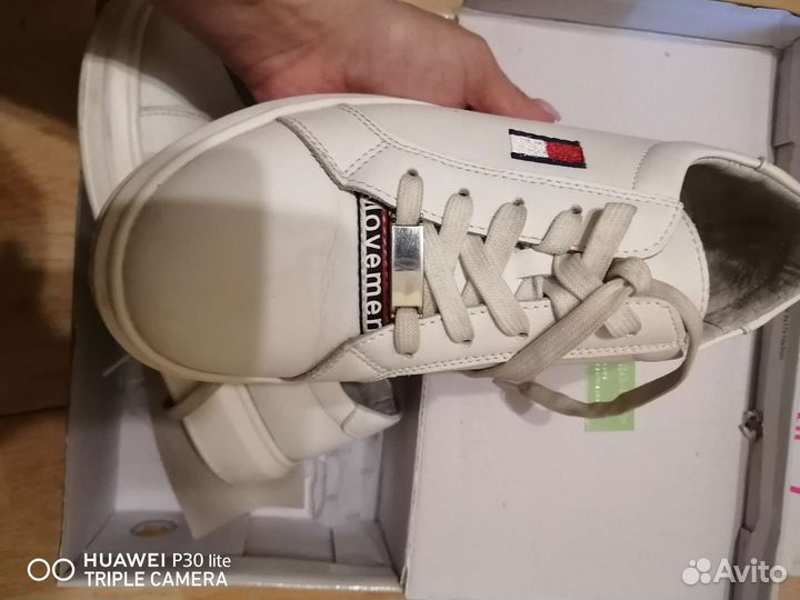 Кроссовки кеды р. 37 нат. кожа слипы