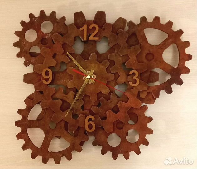 Часы настенные (шестерёнки)