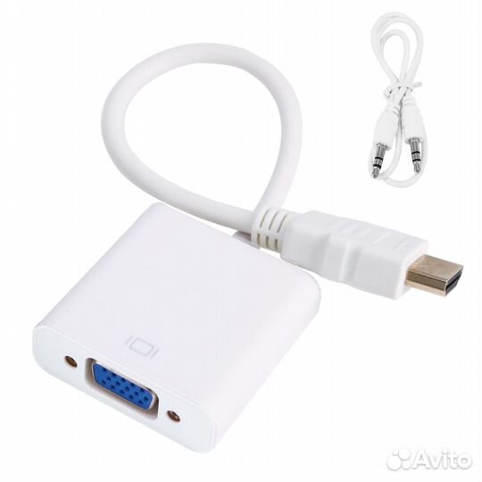 Адаптер переходник hdmi - VGA + AUX