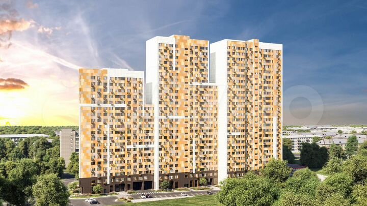 2-к. квартира, 75,3 м², 7/25 эт.