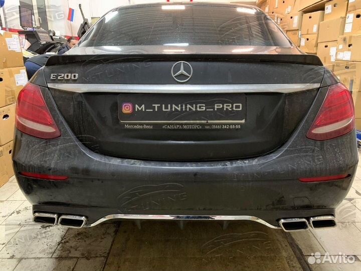 Диффузор AMG Mercedes W213 без амг пакета