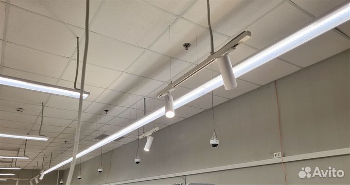 Освещение для магазина - светильники бу